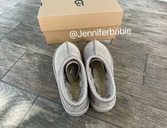 Brand New UGG Tasman Women's Slippers Goat/Smoke Grey W9/EUR40